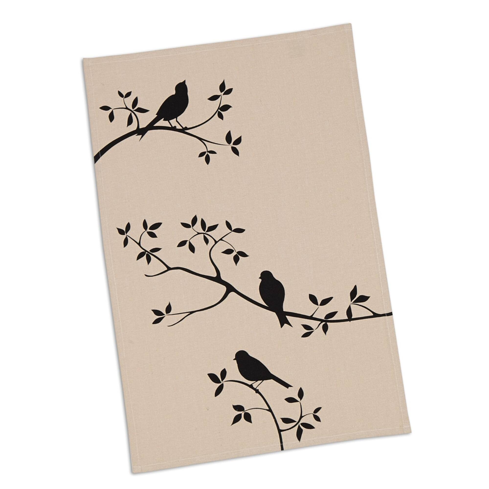 DII® For The Birds Striped Dishtowel, 2ct.